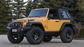 Yellow and black jeep rubicon HD wallpapers | Pxfuel