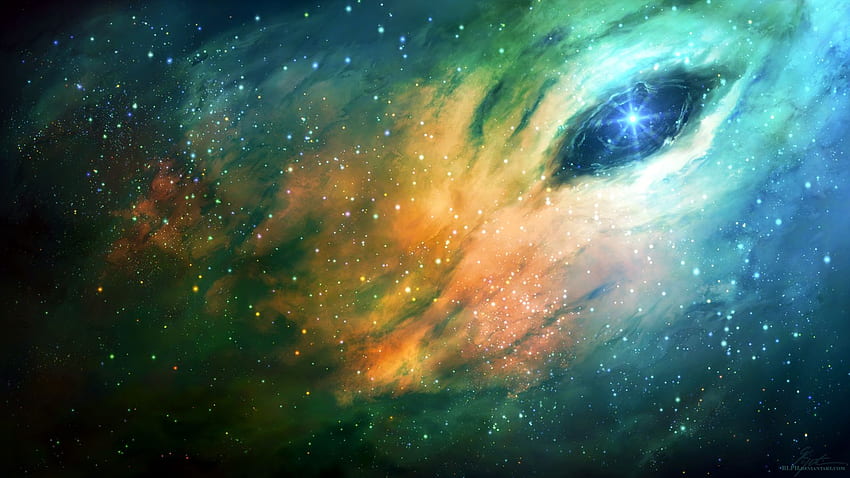 Dragon Eye, Cat's Eye Nebula HD wallpaper