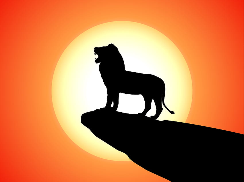 The Lion King, film animasi, siluet Wallpaper HD