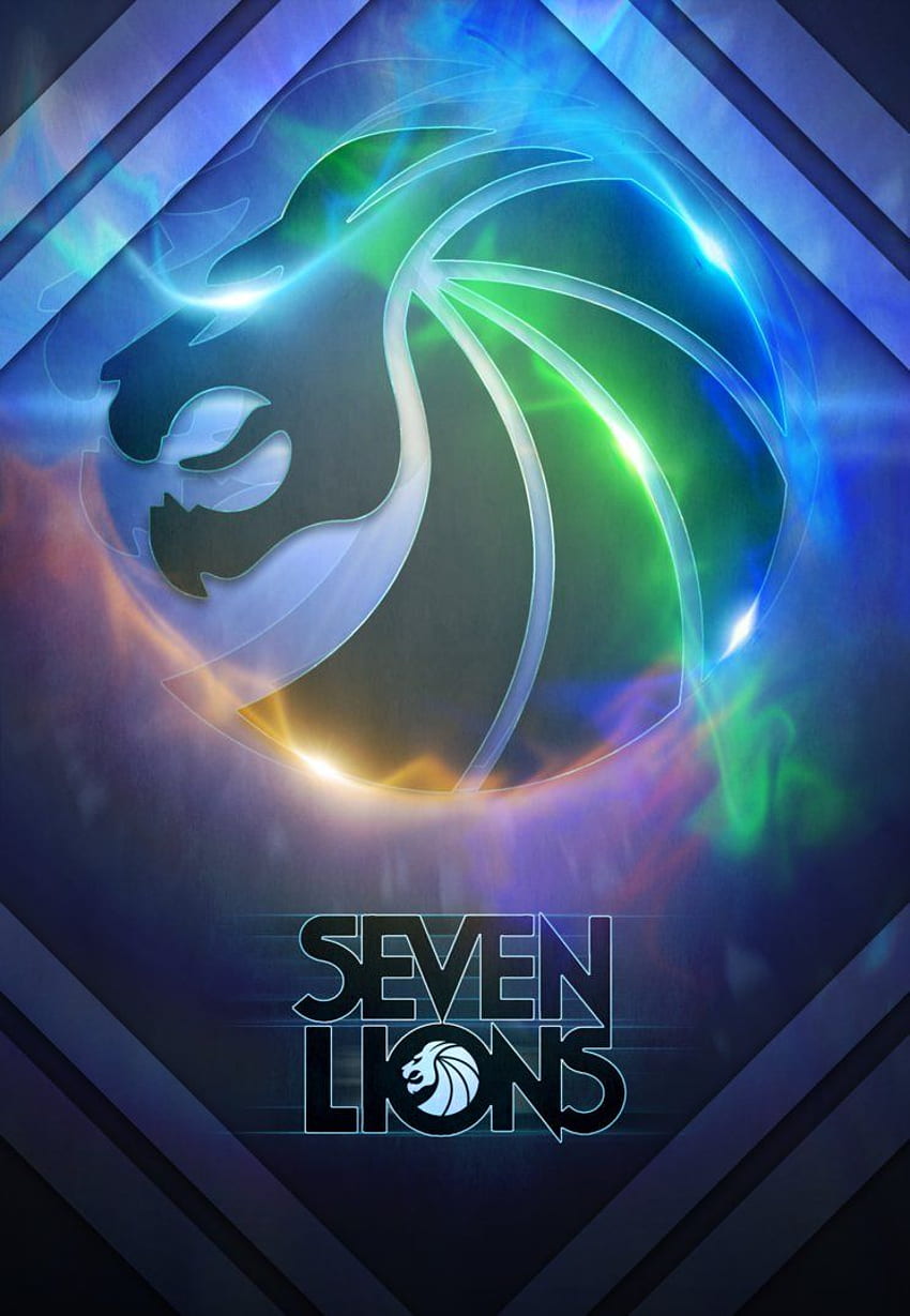 Seven Lions . logo, Lion , Coloring HD phone wallpaper