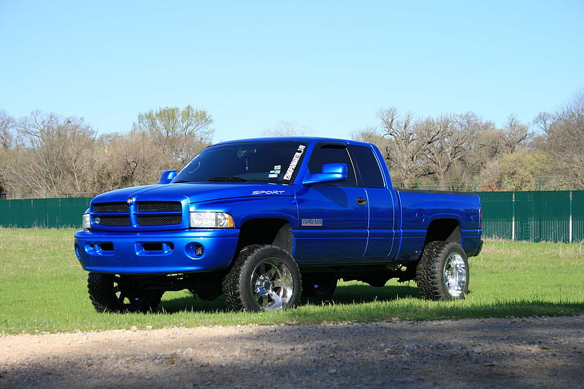 2001-Dodge-Ram-2500-Sport, Mopar, Truck, 2001, Blue HD wallpaper
