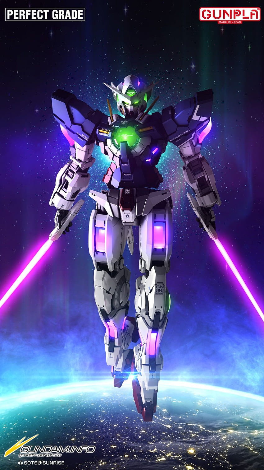 Gundam Exia PG Gunpla untuk . Seni anime, Pahlawan super, Seni wallpaper ponsel HD