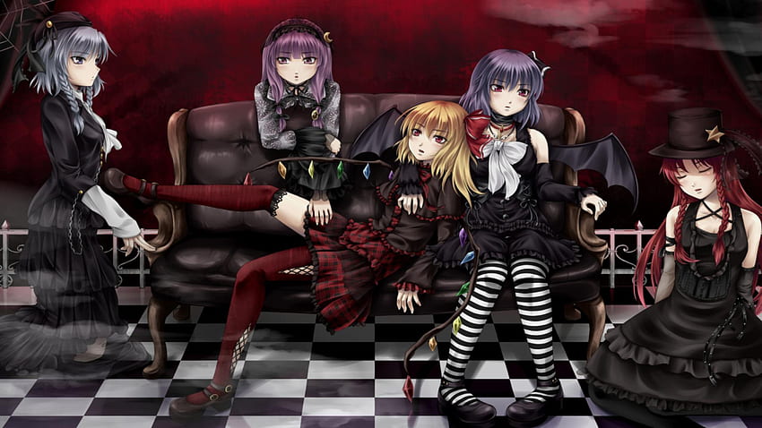 Cute Gothic Anime Girl, Cute Anime Girls Gothic HD wallpaper