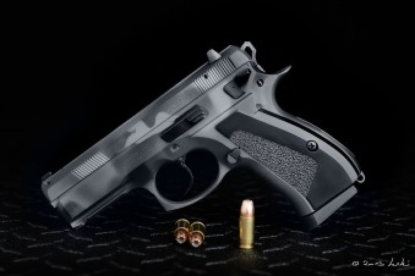 CZ 75, weapon, thrill, pistol, firearm HD wallpaper