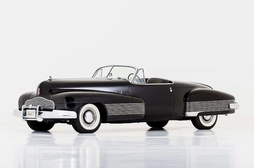 1938 Buick Y-Job Concept Membuat Daftar Kendaraan Bersejarah Nasional, Whitewalls, Hitam, Klasik, GM Wallpaper HD