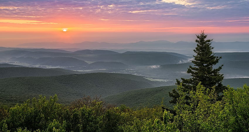 A series of conservation trails spanning the entire 2,180 miles, Appalachian MTS HD wallpaper