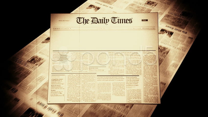 Templat Surat Kabar Kuno Baru. Templat Ide Bisnis, PowerPoint Lama Wallpaper HD