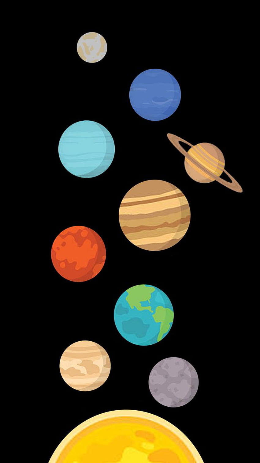 The Solar System - AMOLED Made By Yuval Zarchi in hop. Israel. HD phone wallpaper