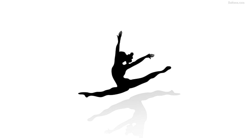 Gymnastics Silhouette, Cute Gymnast HD wallpaper