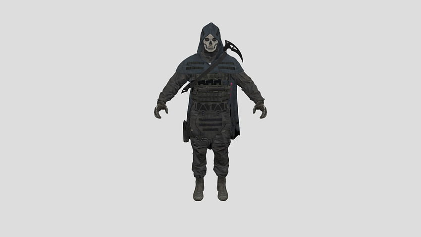 Ghost Azrael From COD MW 2019 - 3D model by Harry [83fb23c] HD ...