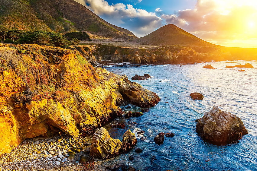 Kalifornische Küste, 4500 x 3000 HD-Hintergrundbild