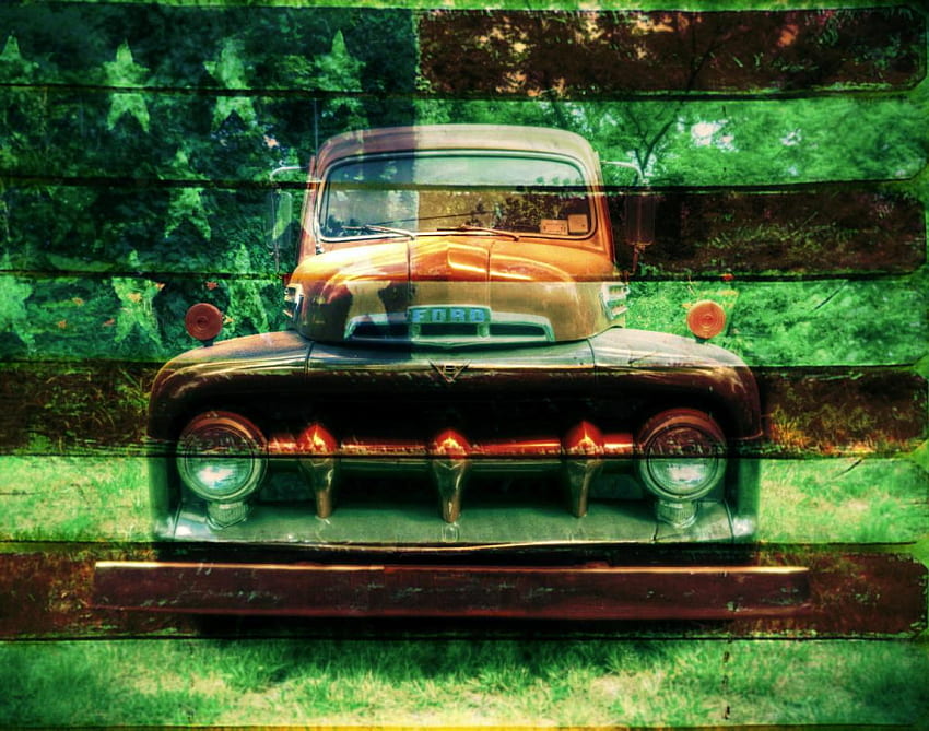 Old Truck, Classic Ford Truck HD wallpaper