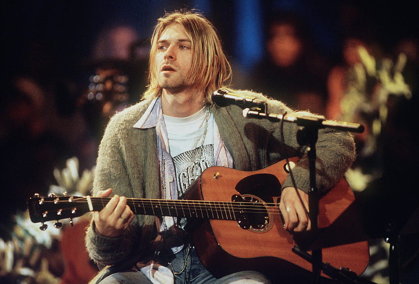 Kurt Cobain, nirwana, Celebryci w postanowieniu. Kurt Cobain odłączony, Nirvana mtv, Nirvana mtv odłączony Tapeta HD