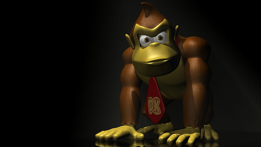 3D Ape Cartoon Donkey Kong Gorilla Monkey - Resolution: HD wallpaper