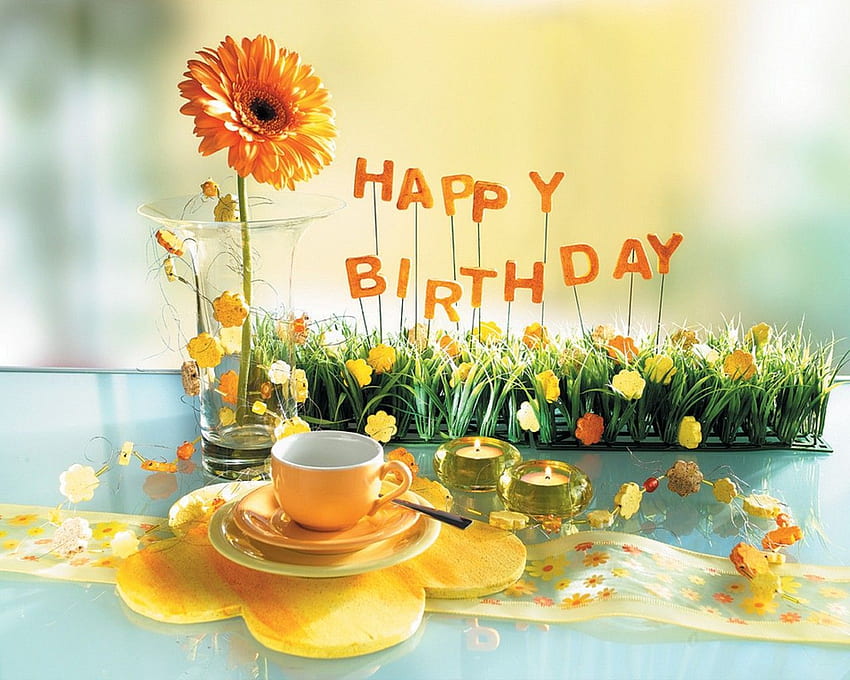 Happy Birtay are birtay with messages which you can send to your friends. Happy birtay flower, Happy birtay , Cute happy birtay HD wallpaper