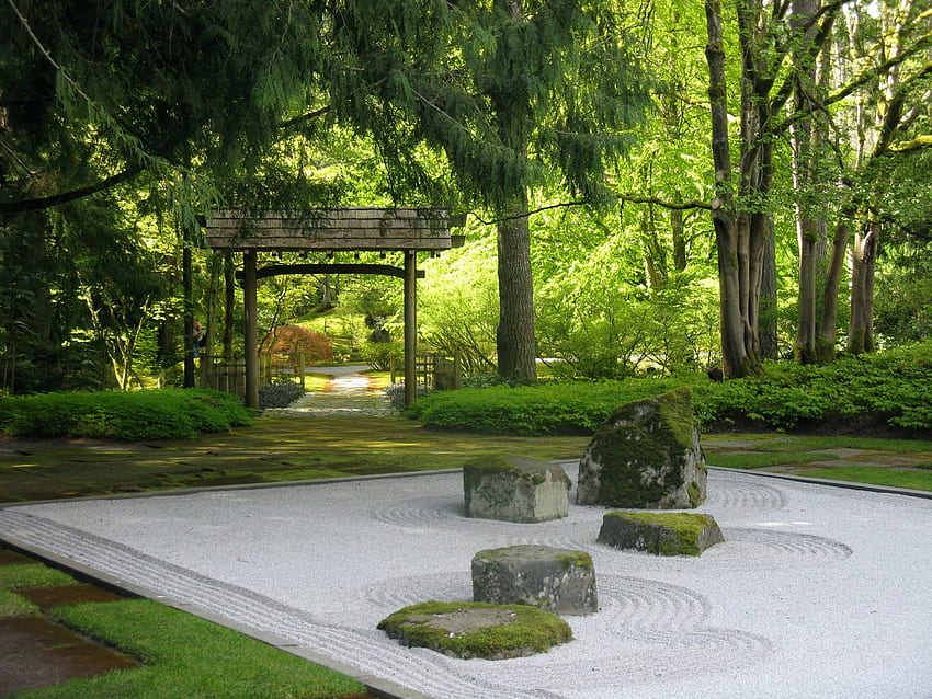 Zen, Stone Garden HD wallpaper