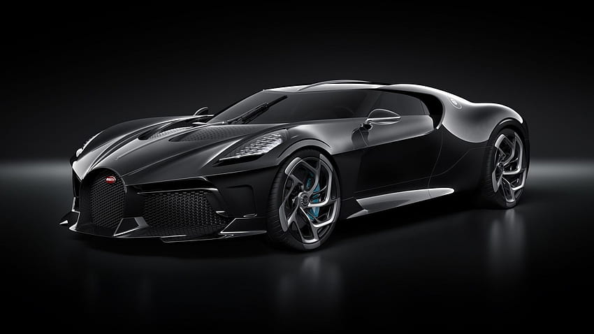 Take a look: Bugatti's La Voiture Noire car just sold for $19 million, Black Supercars HD wallpaper