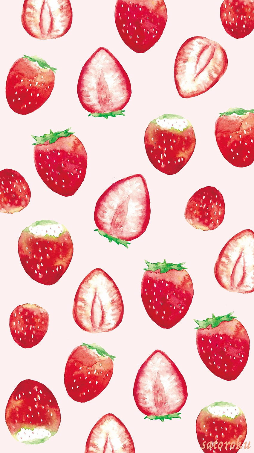 Yuumika Tsukiyomi on 果物 in 2019. Cute, Cute Strawberry HD phone wallpaper