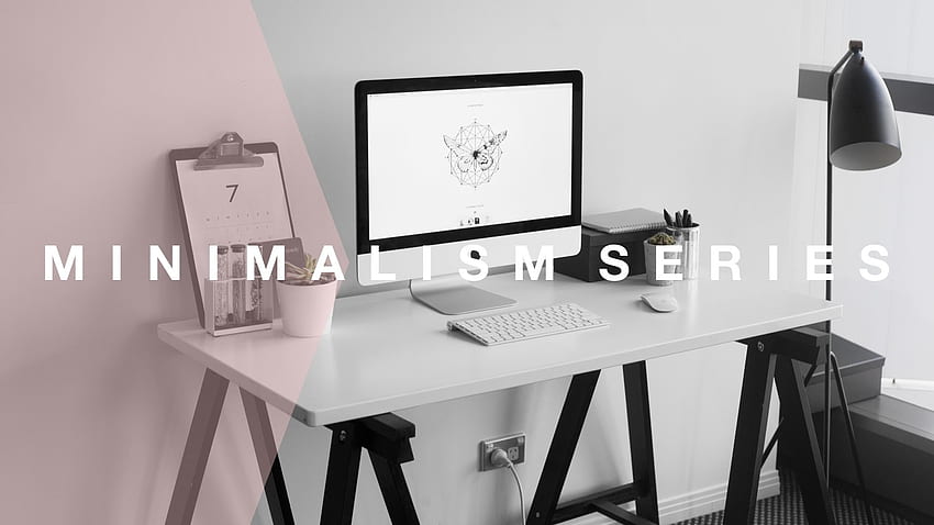 Quick Ways to Organise Your Desk or Workspace [Minimalism Series] // Rachel Aust - YouTube HD wallpaper