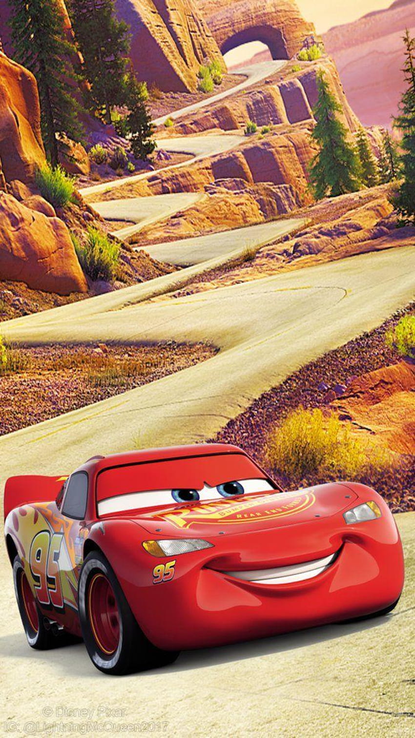 Lightning McQueen iPhone, Disney Cars Fond d'écran de téléphone HD