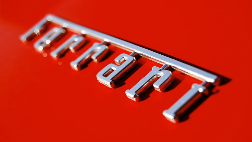 Ferrari Logo, Cool Red Logo HD wallpaper