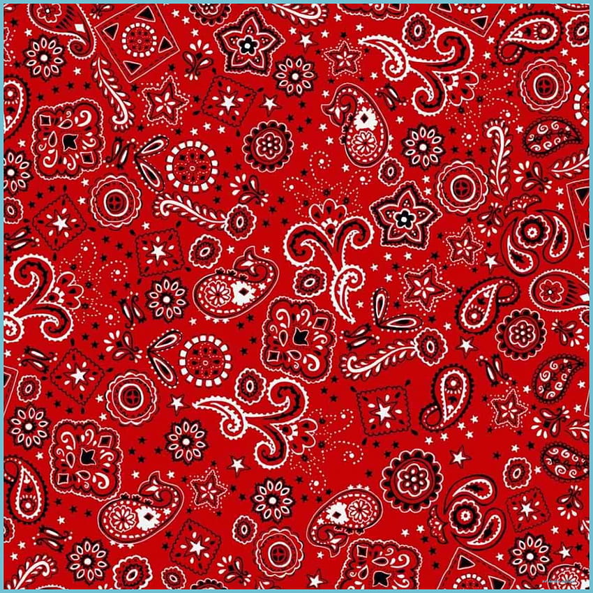 Red Bandana - Top Red Bandana Background - Red Bandana, Bandana Pattern HD phone wallpaper