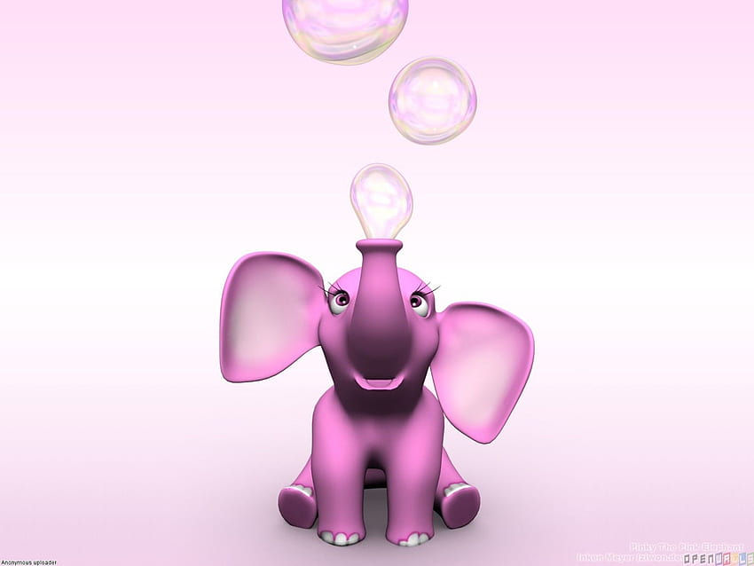 Pink elephant 17716 Open Walls, Cute Pink Elephant HD wallpaper | Pxfuel