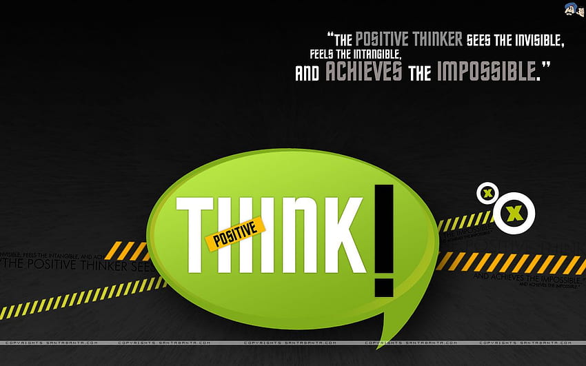 Motivational On Think Positive And - P Motivation HD wallpaper