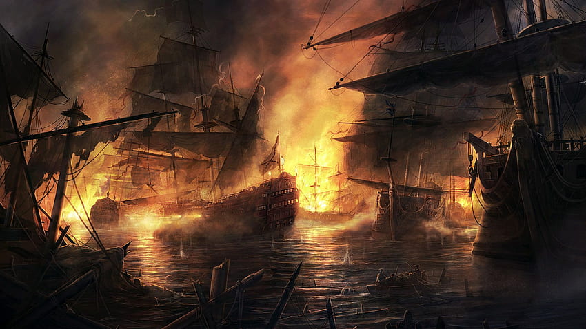 Battle Pirates . Battle , Epic Battle and Battle Gods, Sea Battle HD wallpaper