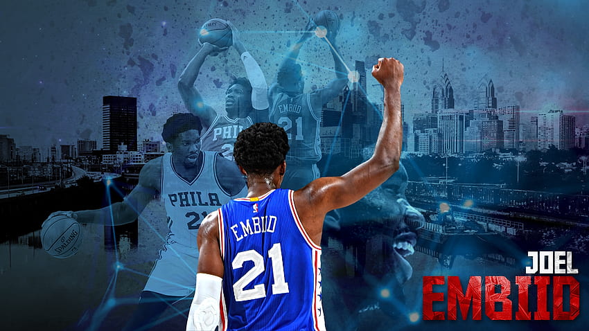 Joel Embiid, NBA, Philadelphia 76ers, Kamerun, Bola Basket Wallpaper HD