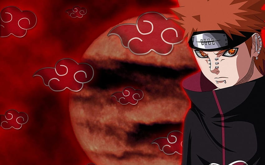 Nube Akatsuki, Nube Roja Naruto fondo de pantalla