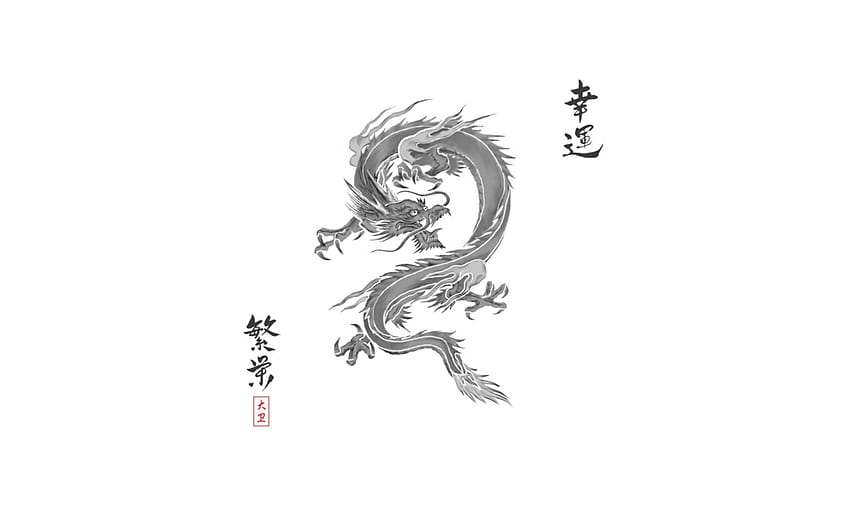 Drago cinese [] per il tuo, cellulare e tablet. Esplora Drago asiatico. Cinese, bordo del drago cinese, drago giapponese, estetica del drago giapponese Sfondo HD