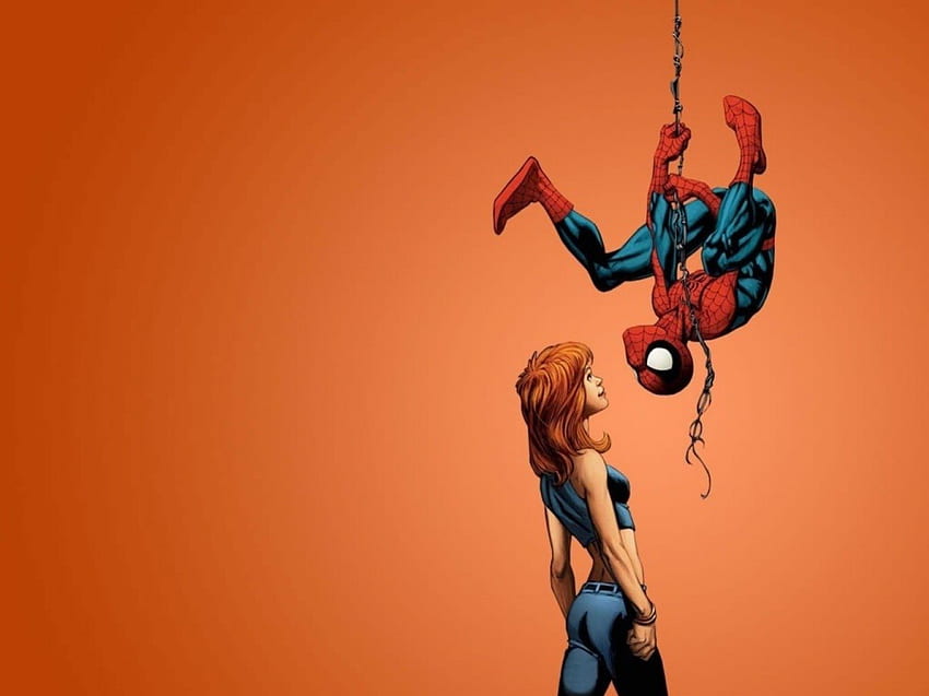 Ultimate Spiderman, Marvel, Spiderman, superbohaterowie, komiksy Tapeta HD