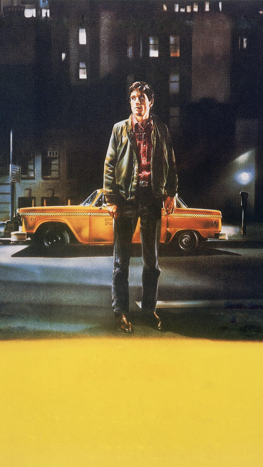 タクシー運転手 (1976) 電話 . 美術。 タクシードライバー HD電話の壁紙