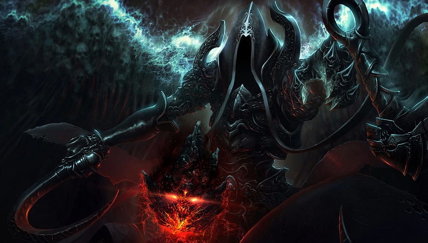 Unsterbliche Seele in Stein gemeißelt. Diablo und Rollenspiel, Spielesammlung HD-Hintergrundbild