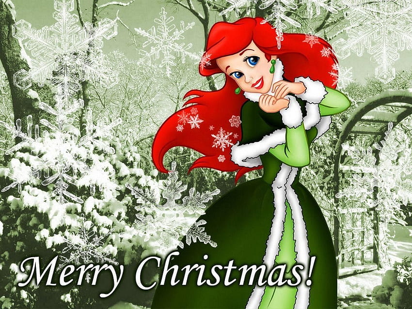 Merry Christmas Princess (Page 2), Disney Princess Christmas HD wallpaper