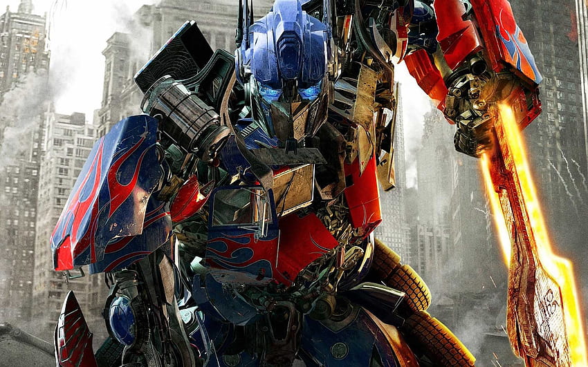 Optimus Prime Di Transformers 3 Baru, Wajah Optimus Prime Wallpaper HD