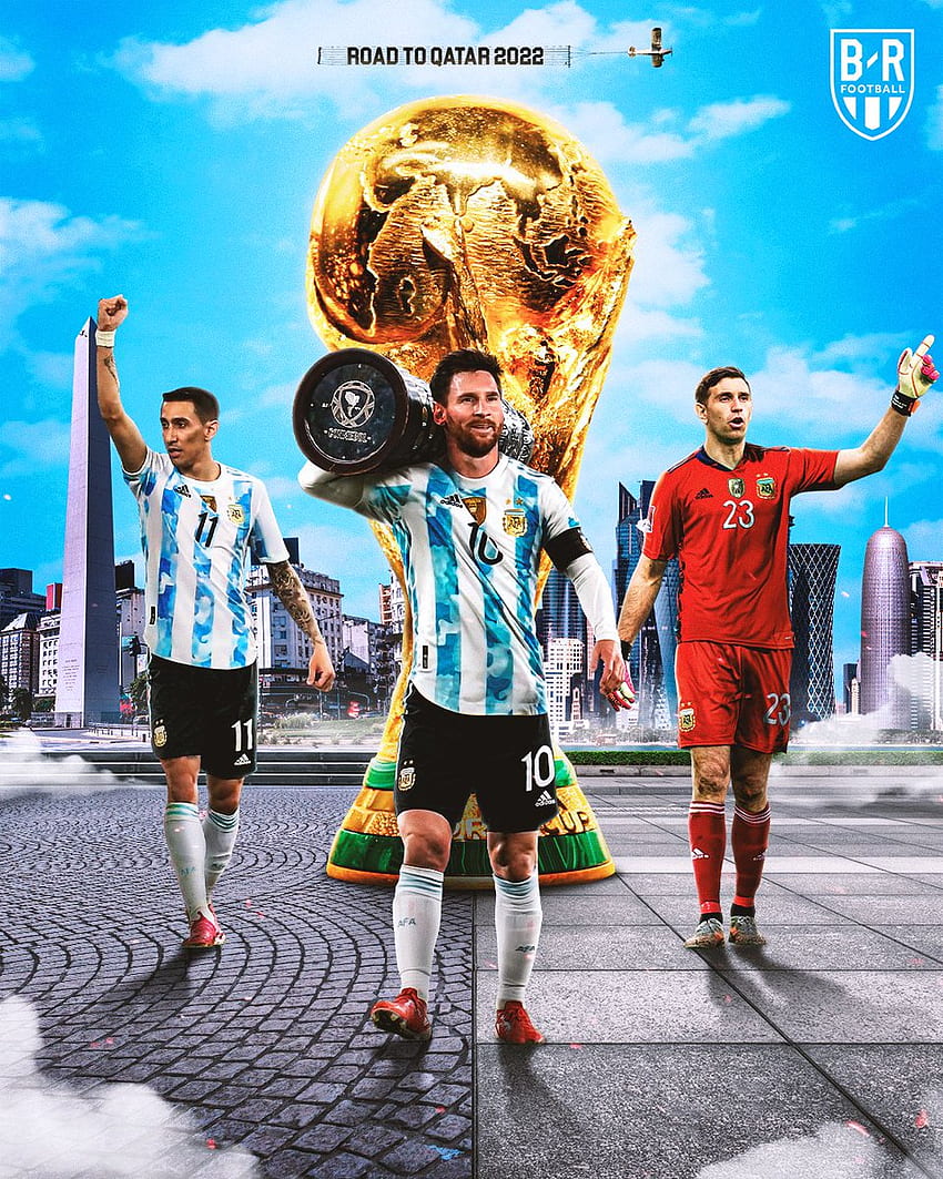 BR Football - Argentina ผ่านเข้ารอบฟุตบอลโลกปี 2022 ✨ Twitter, Football 2022 วอลล์เปเปอร์โทรศัพท์ HD