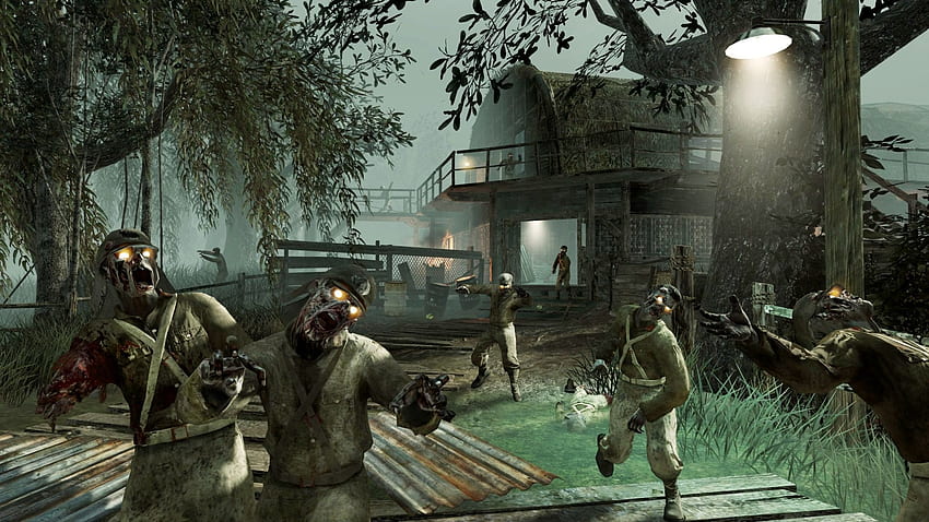 Call Of Duty Black Ops Zombies Group HD wallpaper