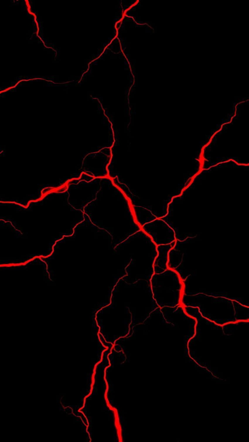 Darkiphone - Edgy, Rot, Neon, Schwarz-Rot-Neon HD-Handy-Hintergrundbild
