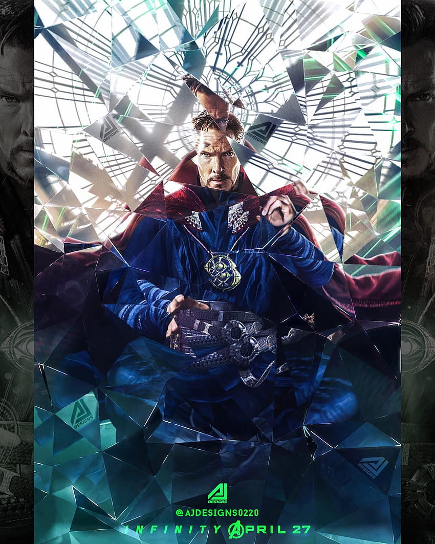 Dr. Strange Mirror Dimension Infinity War 포스터 By Me. 닥터 스트레인지 마블, 닥터 스트레인지 포스터, 스트레인지 HD 전화 배경 화면