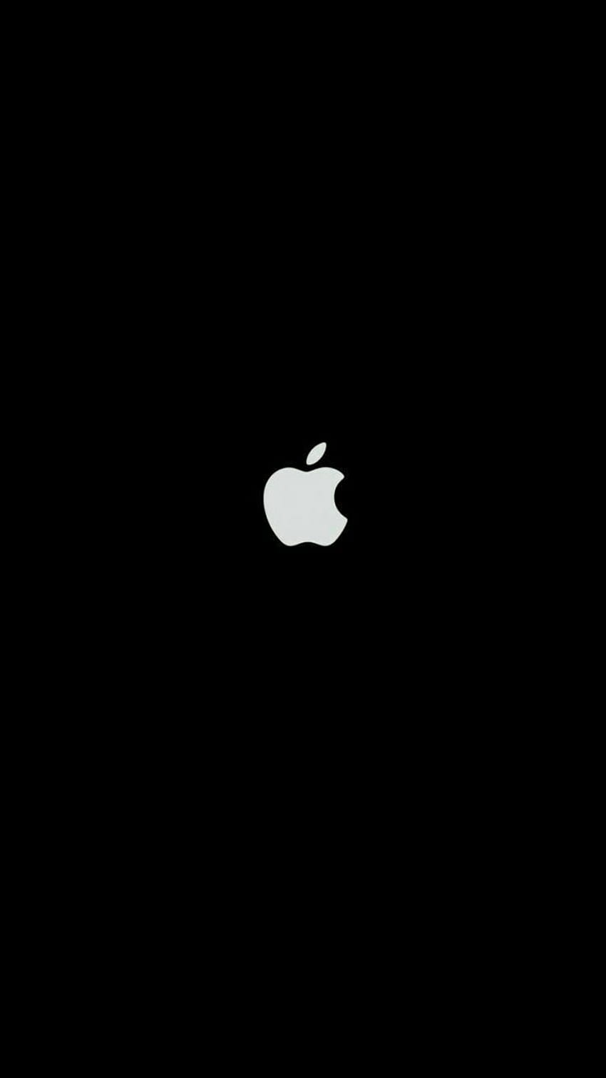 logotipo do iPhone. iPhone preto, Apple iphone, Logotipo da Apple, Pinterest Preto Papel de parede de celular HD