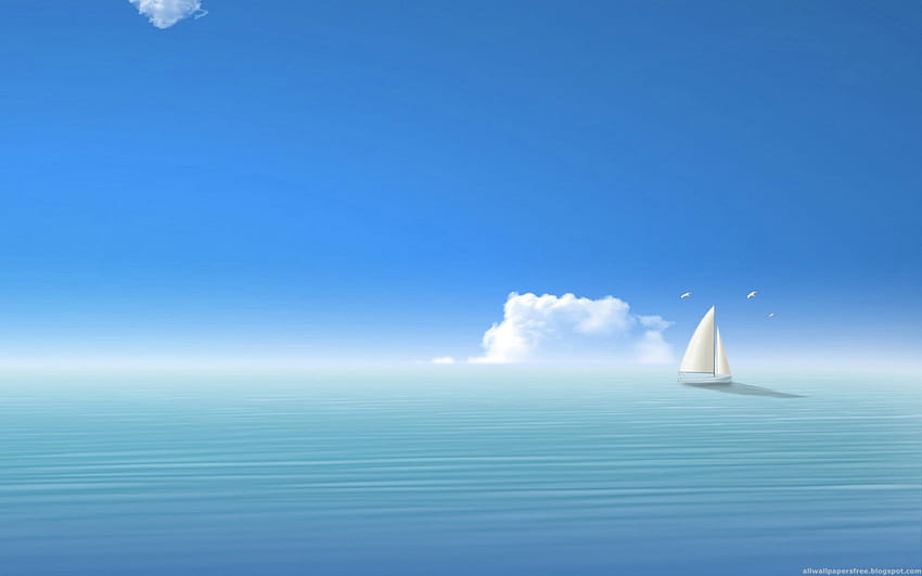 Voile Seul, bateau, épave, navire, dans, pirate, seul, le, eau Fond d'écran HD