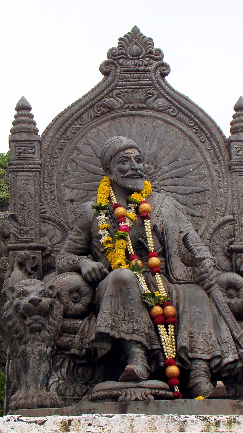 Shivaji Maharaj Canlı, Raigad Kalesi, Shivaji Maharaj Heykeli HD telefon duvar kağıdı