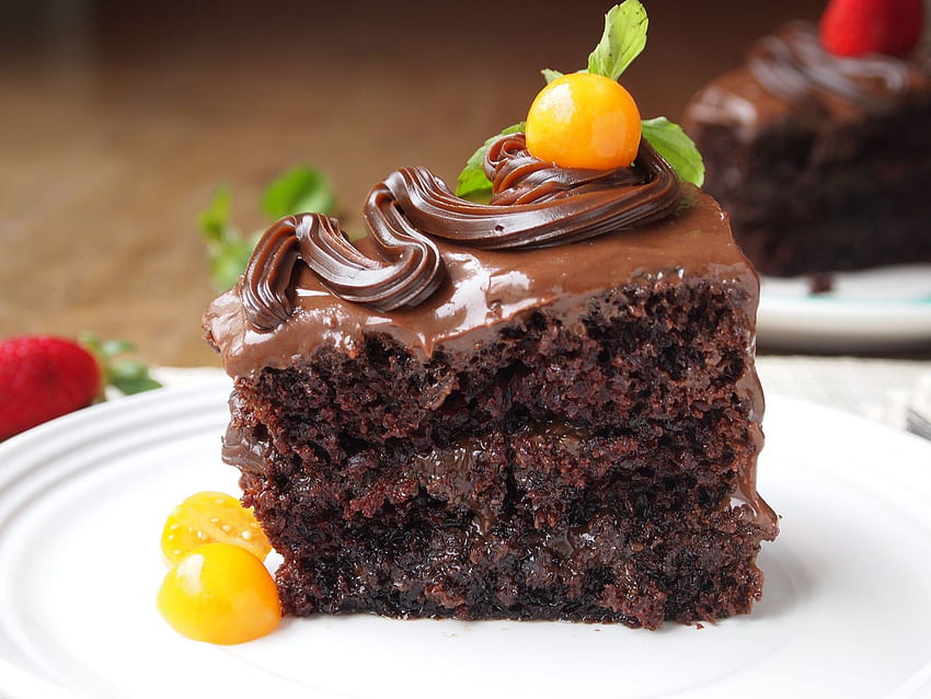 Chocolate Cake , Chocolate Cake Collection, Cute Brownie HD wallpaper