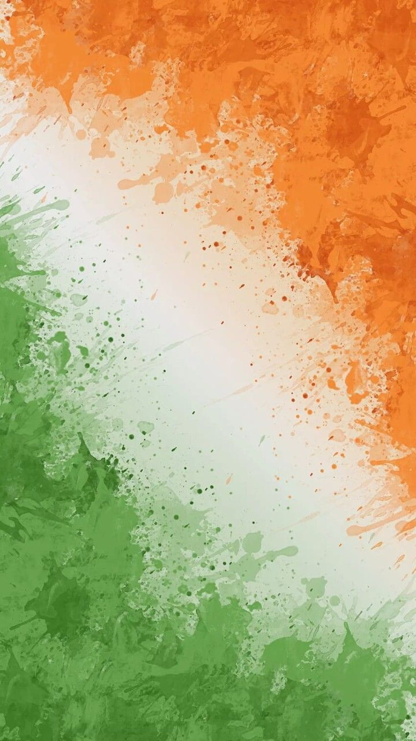 Tricolore bandiera indiana simbolo di forza, pace e prosperità. Bandiera indiana, colori della bandiera indiana, bandiera indiana, bandiera colorata Sfondo del telefono HD