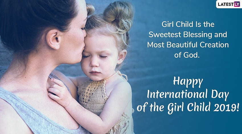Pozdrowienia z okazji Międzynarodowego Dnia Dziewczynki 2019: naklejki WhatsApp, inspirujące cytaty, SMS, wiadomości i GIF, aby życzyć każdej dziewczynie, cytaty Happy Girls Tapeta HD
