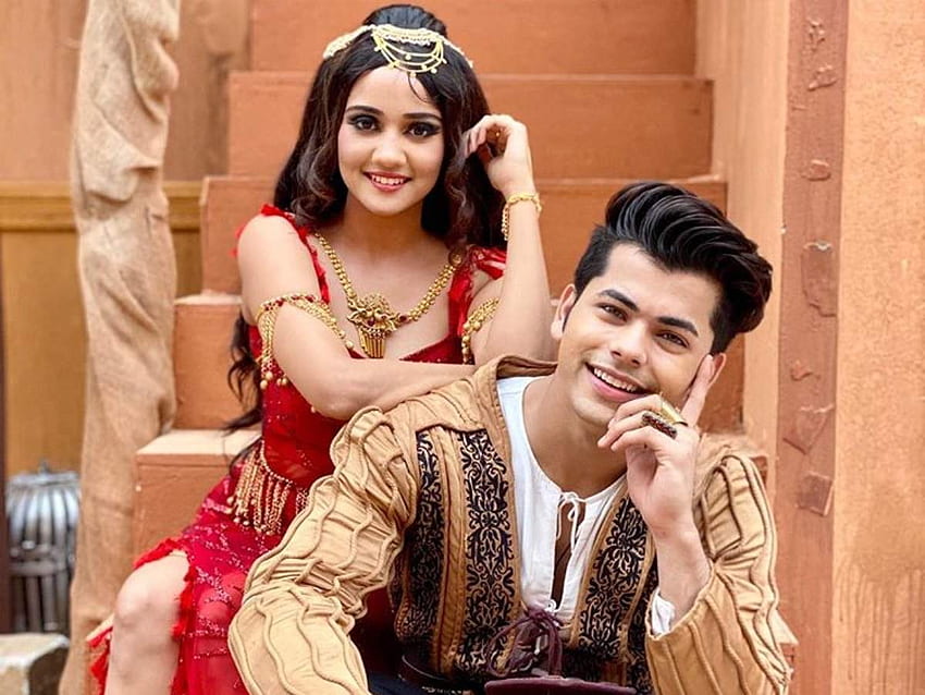 Ashi Singh y Siddharth Nigam forman una refrescante pareja romántica en Aladdin - Naam Toh Suna Hoga, ver. Los tiempos de la India fondo de pantalla