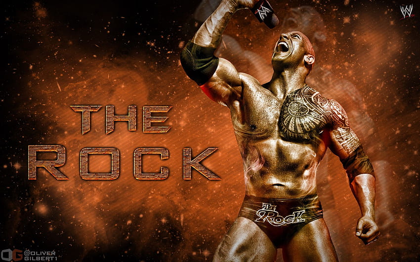 The Rock Wwe, Dwayne Johnson WWE HD wallpaper