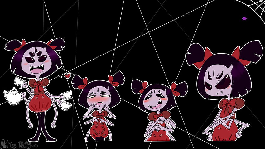 UNDERTALE-The Game Muffet And Background HD Wallpaper, 48% OFF